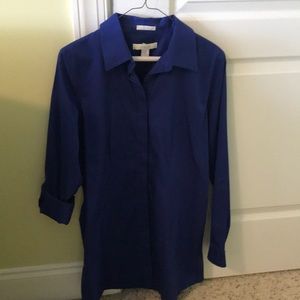 Tunic length blouse